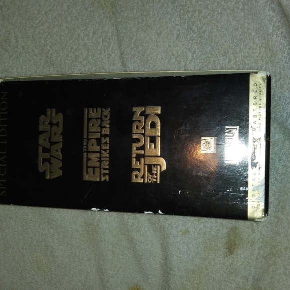 Star Wars Trilogy Special Edition Gold Box 1997 VHS vintage incomplete Lucasfilm - Picture 10 of 10